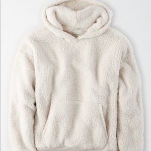 **SOLD** American Eagle Fuzzy Teddy Sherpa Hoodie